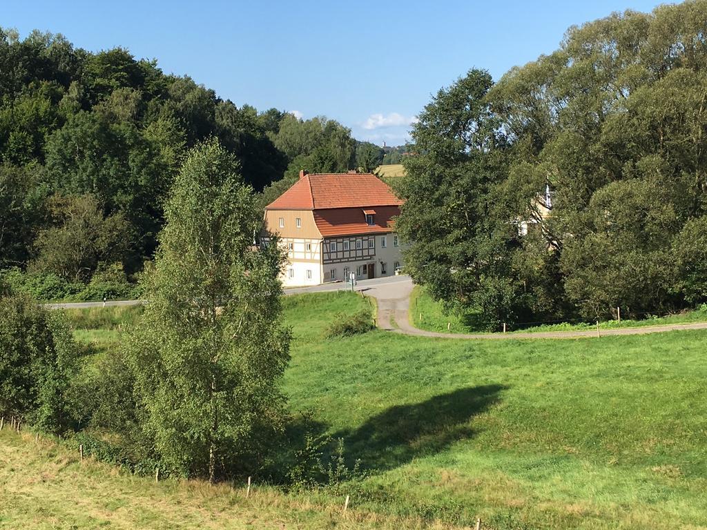 Ferienwohnung Richtermuehle Saupsdorf Esterno foto